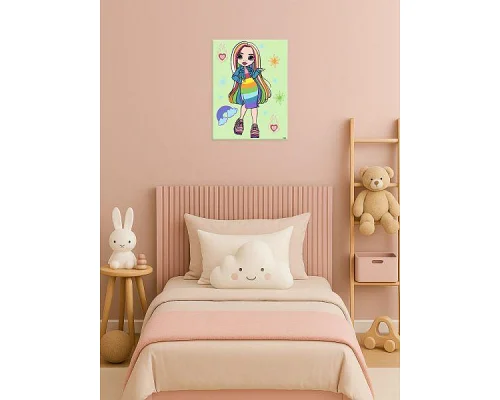 Картина за номерами Rainbow High Amaya Raine 30х40 Ідейка (KHO1236)