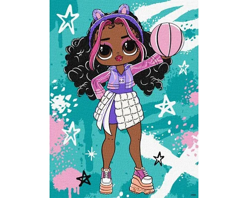 Картина за номерами L.O.L. Surprise! Tweens Skate Dance Hoops Cutie 30х40 Ідейка (KHO1211)