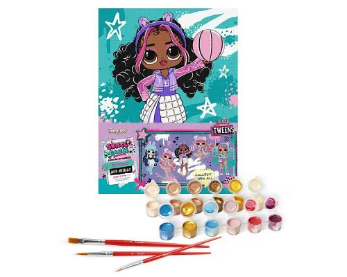 Картина за номерами L.O.L. Surprise! Tweens Skate Dance Hoops Cutie 30х40 Ідейка (KHO1211)