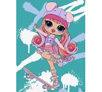 Картина за номерами L.O.L. Surprise! Tweens Skate Dance Ali Dance 2 30х40 Ідейка (KHO1208)