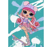 Картина по номерам L.O.L. Surprise! Tweens Skate Dance Ali Dance 2 30х40 Идейка (KHO1208)