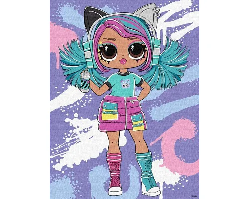 Картина за номерами L.O.L. Surprise! Tweens Skate Dance Emma Emo 30х40 Ідейка (KHO1212)