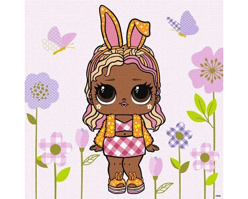 Картина за номерами L.O.L. Surprise! Spring Bling BossBunny 40х40 Ідейка (KHO1103)