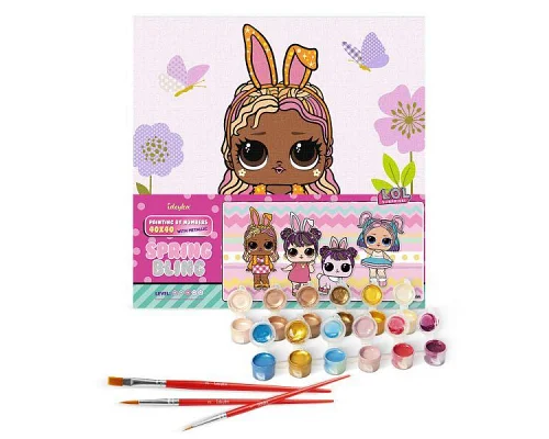 Картина за номерами L.O.L. Surprise! Spring Bling BossBunny 40х40 Ідейка (KHO1103)