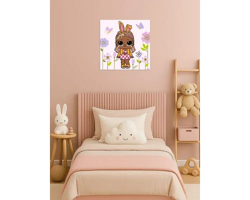 Картина за номерами L.O.L. Surprise! Spring Bling BossBunny 40х40 Ідейка (KHO1103)
