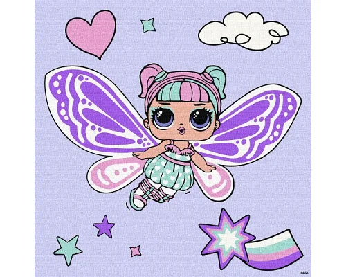 Картина за номерами L.O.L. Surprise! O.M.G. Fairies Sweetiefly 40х40 Ідейка (KHO1091)