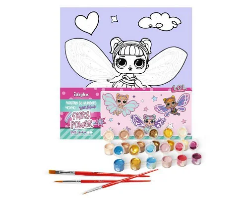 Картина за номерами L.O.L. Surprise! O.M.G. Fairies Sweetiefly 40х40 Ідейка (KHO1091)