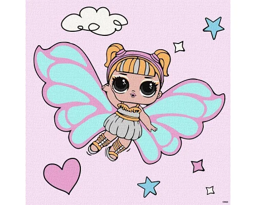 Картина за номерами L.O.L. Surprise! O.M.G. Fairies Skystarling 40х40 Ідейка (KHO1092)
