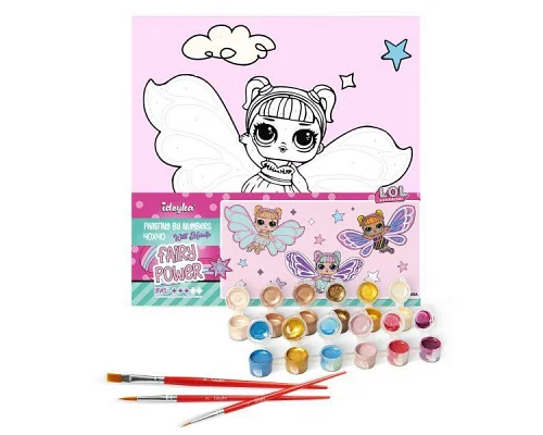 Картина за номерами L.O.L. Surprise! O.M.G. Fairies Skystarling 40х40 Ідейка (KHO1092)