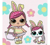 Картина за номерами L.O.L. Surprise! Spring Bling Hops with Kittea 40х40 Ідейка (KHO1102)