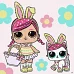 Картина за номерами L.O.L. Surprise! Spring Bling Hops with Kittea 40х40 Ідейка (KHO1102)