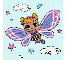 Картина по номерам L.O.L. Surprise! O.M.G. Fairies Flutterstar 40х40 Идейка (KHO1090)