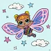 Картина за номерами L.O.L. Surprise! O.M.G. Fairies Flutterstar 40х40 Ідейка (KHO1090)