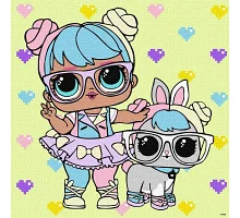 Картина по номерам L.O.L. Surprise! TroopSurprise BonBon With HopHop 40х40 Идейка (KHO6288)