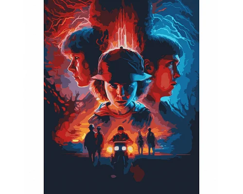 Картина за номерами Дивні Дива Stranger Things 5 сезон 40*50 см (955783)