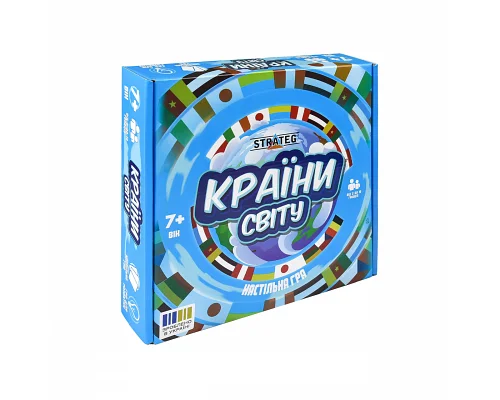 Настільна гра Strateg Країни світу (30952)