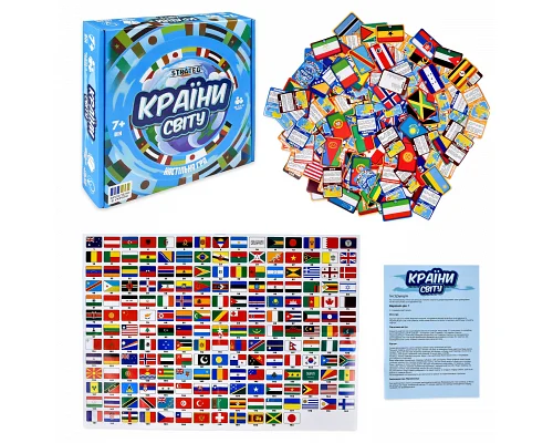 Настільна гра Strateg Країни світу (30952)