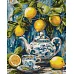 Картина за номерами Лимони і кераміка art_selena_ua 40х50 Ідейка (KHO5753)