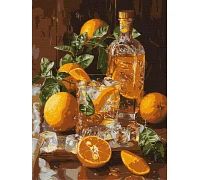 Картина за номерами Апельсиновий вечір art_selena_ua 30х40 Ідейка (KHO5754)