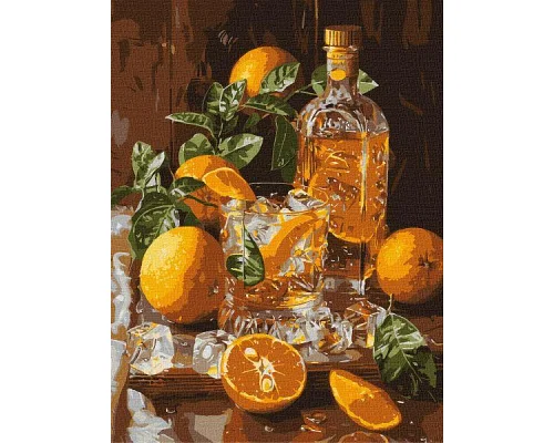Картина за номерами Апельсиновий вечір art_selena_ua 30х40 Ідейка (KHO5754)