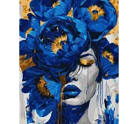 Картина за номерами Таємничий шарм з фарбами металік extra art_selena_ua 40х50 Ідейка (KHO8720)