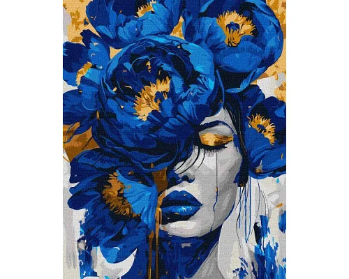 Картина за номерами Таємничий шарм з фарбами металік extra art_selena_ua 40х50 Ідейка (KHO8720)