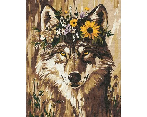 Картина за номерами Гарна вовчиця art_selena_ua 40х50 Ідейка (KHO6786)