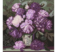 Алмазная мозаика Мелодия лепестковых красок art_selena_ua 40х40 Идейка (AMO20038)