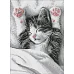 Алмазна мозаїка Муркотливий ранок art_selena_ua 30х40 Ідейка (AMO20204)