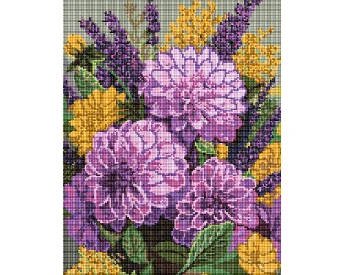 Алмазна мозаїка Фіолетовий танок art_selena_ua 40х50 Ідейка (AMO20057)