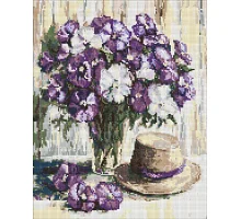 Алмазна мозаїка Квітковий натюрморт art_selena_ua 40х50 Ідейка (AMO20174)