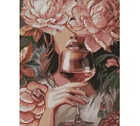 Алмазная мозаика Портрет элегантности art_selena_ua 40х50 Идейка (AMO20114)