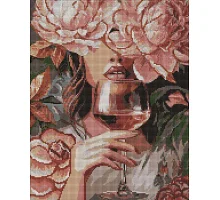 Алмазная мозаика Портрет элегантности art_selena_ua 40х50 Идейка (AMO20114)