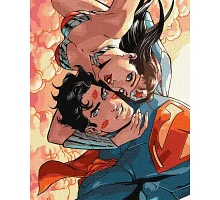 Картина за номерами Wonder Woman: Обійми Warner Bros 40х50 Ідейка (KHO8713)