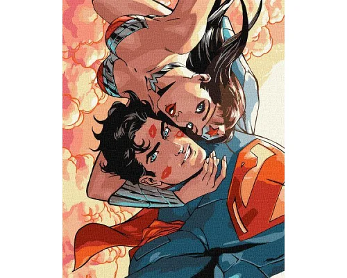 Картина за номерами Wonder Woman: Обійми Warner Bros 40х50 Ідейка (KHO8713)