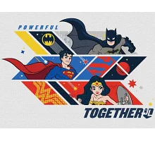 Картина за номерами Super Friends: Powerful together Warner Bros 30х40 Ідейка (KHO8715)