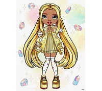 Картина за номерами Rainbow High. Sunny з голограмними стразами (AB) 30х40 Ідейка (KHO1336)