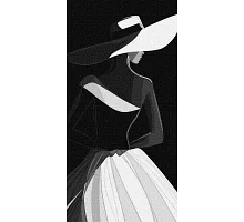 Картина по номерам Изящность линий art_selena_ua 40х80 Идейка (KHO8641)
