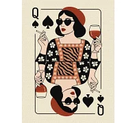 Картина по номерам Карта королевы art_selena_ua 30х40 Идейка (KHO5205)