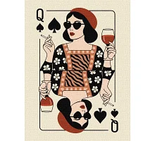 Картина за номерами Карта королеви art_selena_ua 30х40 Ідейка (KHO5205)