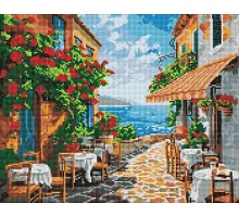 Алмазна мозаїка без підрамника Тихий куточок art_selena_ua 40х50 Ідейка (AMC20157)