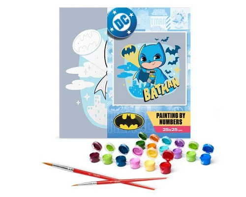 Картина за номерами Batman: Герой темряви Warner Bros 25х25 Ідейка (KHO1342)