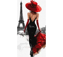 Картина по номерам Элегантные формы art_selena_ua 40х80 Идейка (KHO8597)