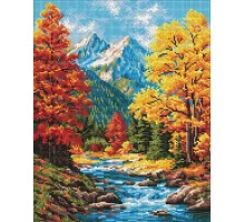 Алмазна мозаїка Осінній подих лісу art_selena_ua 40х50 Ідейка (AMO8362)