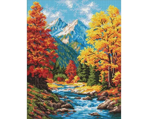 Алмазна мозаїка Осінній подих лісу art_selena_ua 40х50 Ідейка (AMO8362)