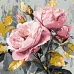 Картина за номерами Делікатна краса з фарбами металік art_selena_ua 40х40 Ідейка (KHO3346)