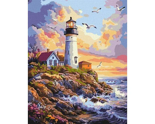 Картина по номерам Приморское спокойствие art_selena_ua 40х50 Идейка (KHO6434)