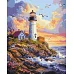 Картина по номерам Приморское спокойствие art_selena_ua 40х50 Идейка (KHO6434)