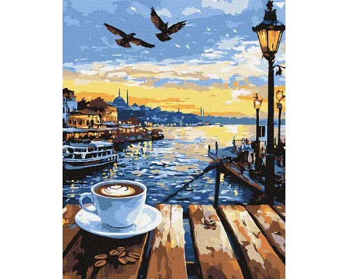 Картина за номерами Стамбульський ранок art_selena_ua 40х50 Ідейка (KHO6403)
