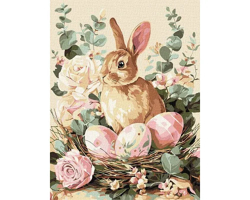 Картина за номерами Святковий кролик art_selena_ua 30х40 Ідейка (KHO5184)